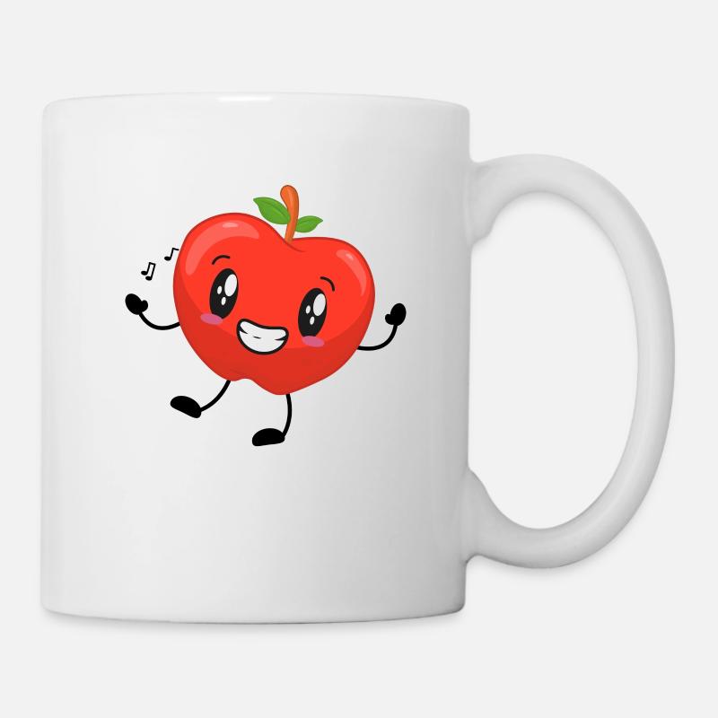 Apfel - Tasse - Weiß