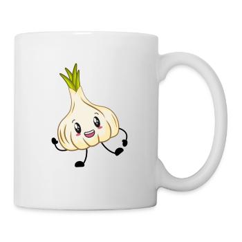 Knoblauch - Tasse - Weiß - Rechts
