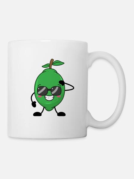 Limette - Tasse - Weiß
