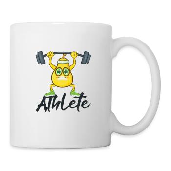Poire de sport fitness - Mug blanc - blanc - Droite