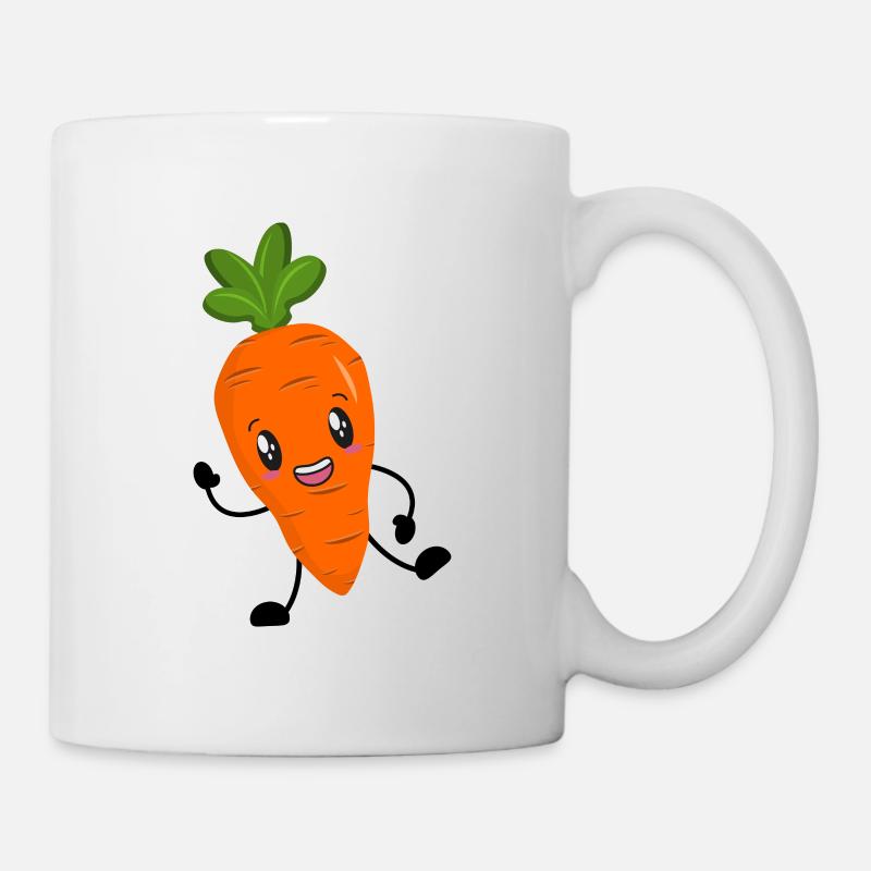 Möhre - Tasse - Weiß