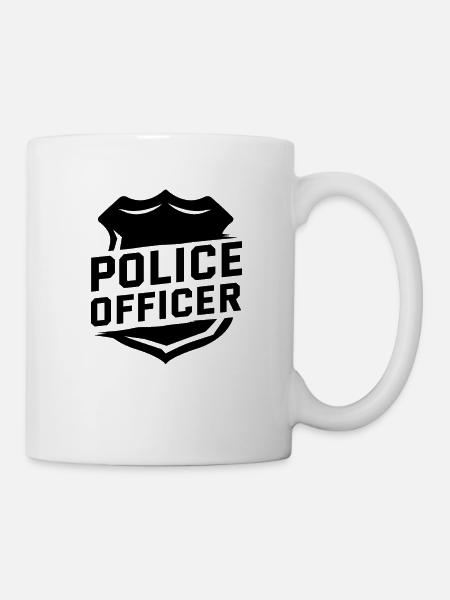 Polizei Polizist - Tasse - Weiß