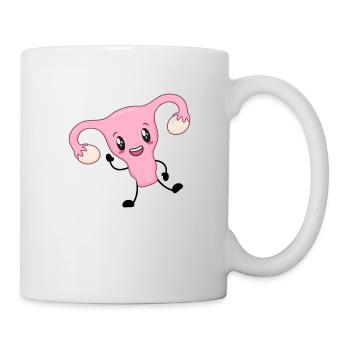 Utérus utérus féminisme féministe - Mug blanc - blanc - Droite
