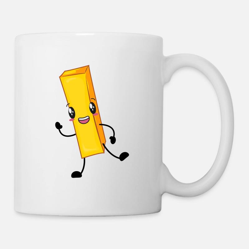 Pommes - Tasse - Weiß