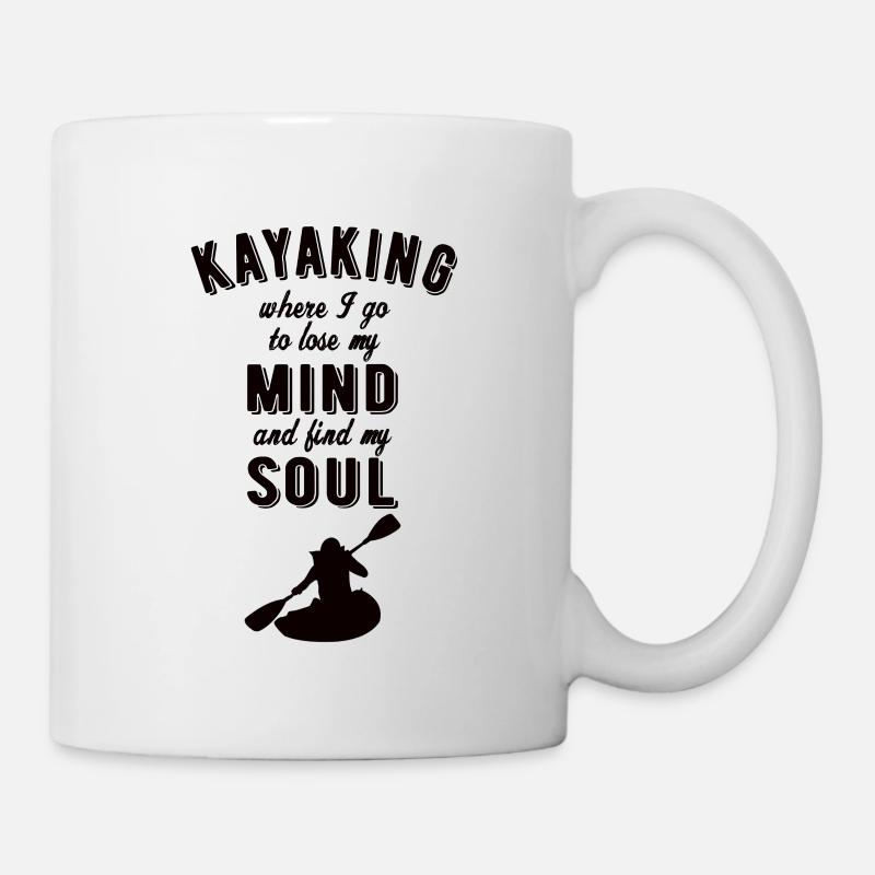 KAYAKING: Kayaking Soul - Tasse - Weiß