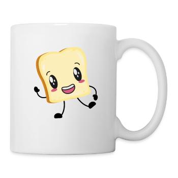 Toast - Tasse - Weiß - Rechts