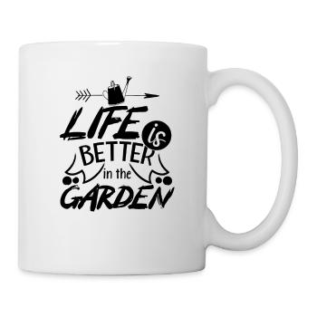 Garten Gärtner - Tasse - Weiß - Rechts