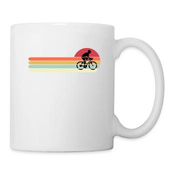 Funny Cycling Shirt, Retro Vintage Cycling Gift fo - Mug - white - Right