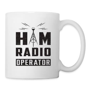 HAM Radio Opérateur Amateur Radio Radio Idée cadeau - Mug blanc - blanc - Droite