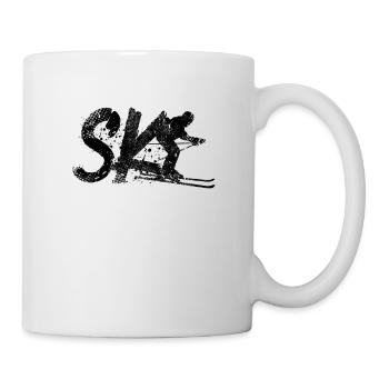 Ski - Tasse - Weiß - Rechts