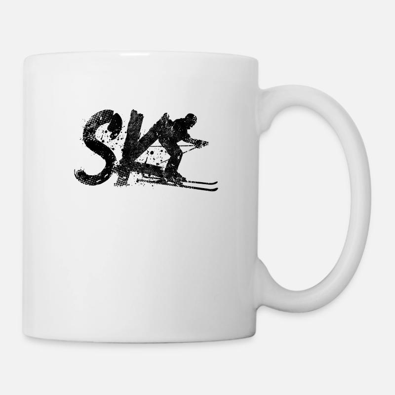 Ski - Tasse - Weiß