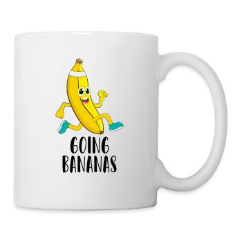 Sport banane fitness course - Mug blanc - blanc - Droite