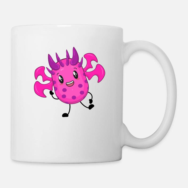 Lustiges Monster - Tasse - Weiß
