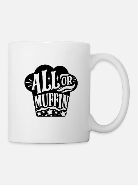 Muffin Backen Bäcker - Tasse - Weiß