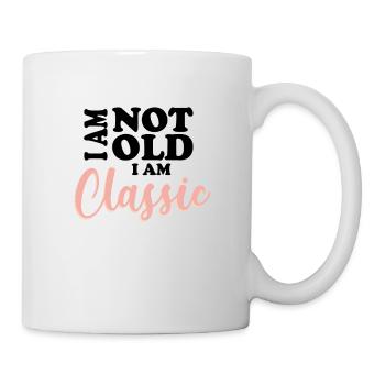 I am not old i am classsic - Mug blanc - blanc - Droite