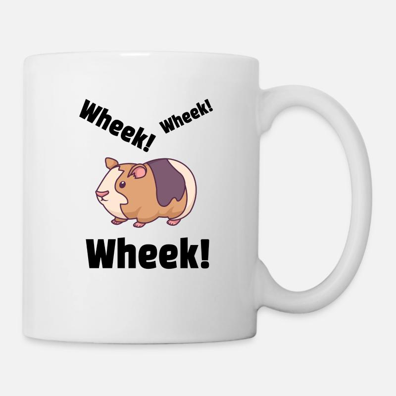 GUINEA PIG GUINEA: Wheek! Wheek! - Mug - white