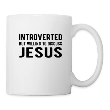 JÉSUS GOD BIBLE : Read : discuss Jesus - Mug blanc - blanc - Droite
