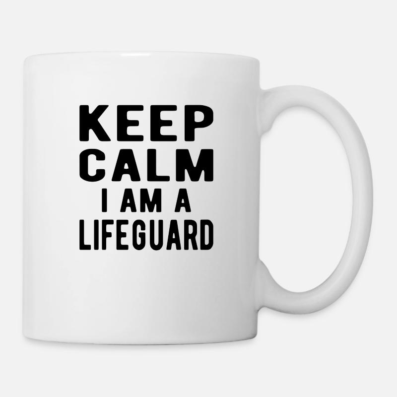 Lifeguard : Keep calm I am a Lifeguard - Tasse - Weiß