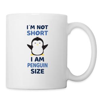 Je ne suis pas petit, je suis la taille d'un pingouin - Mug blanc - blanc - Droite