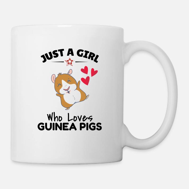 GUINEA PIG: Love Guinea Pigs - Mug - white