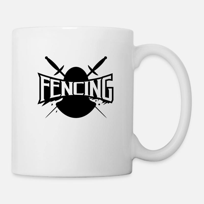Fechten - Tasse - Weiß