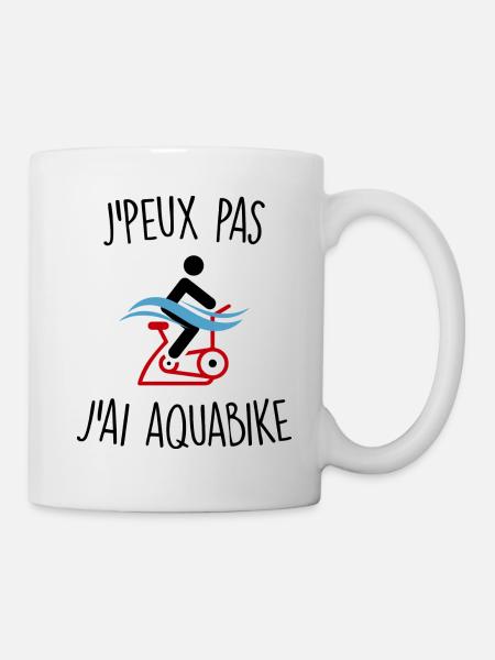 J'peux pas j'ai aquabike - Mug blanc - blanc