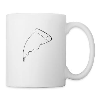 Pizza - Tasse - Weiß - Rechts