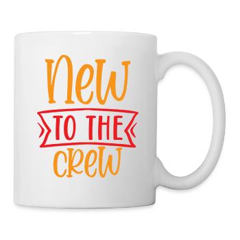 New to the crew - Nouveau dans l’équipe - Mug blanc - blanc - Droite
