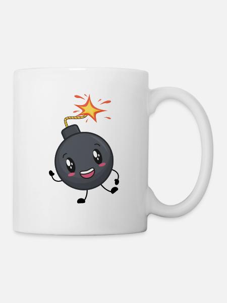 Bombe - Tasse - Weiß