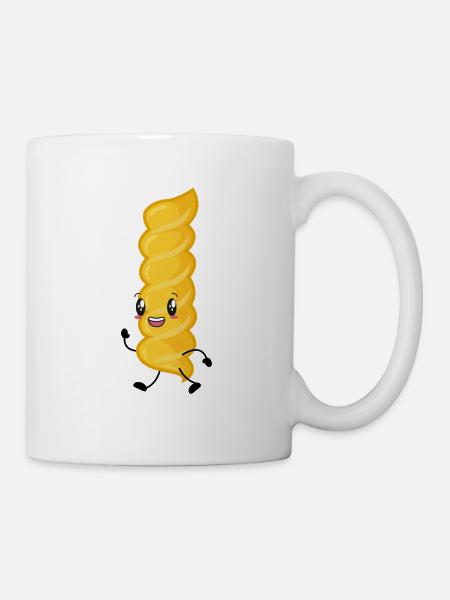 Nudel Pasta - Tasse - Weiß