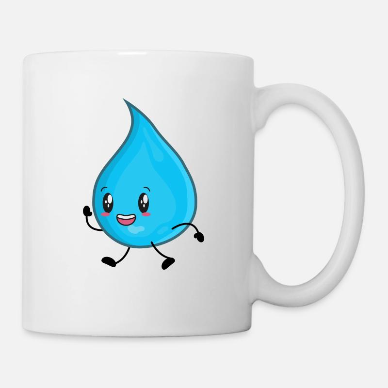 Gouttes d’eau - Mug blanc - blanc