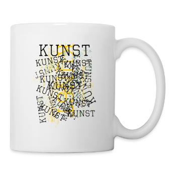 Kunst Künstler Abstrakt - Tasse - Weiß - Rechts