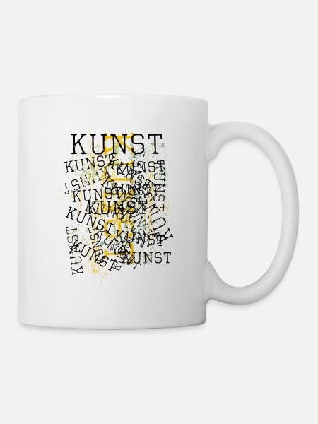 Kunst Künstler Abstrakt - Tasse - Weiß