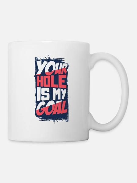 Baggern Bauarbeiter Bagger - Tasse - Weiß
