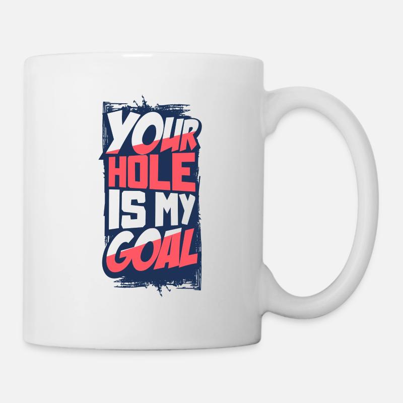 Baggern Bauarbeiter Bagger - Tasse - Weiß