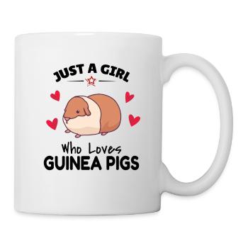 MEERSCHWEINCHEN GUINEA PIG: Love Guinea Pigs - Mug - white - Right