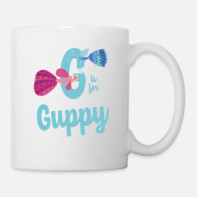 G is for Guppy - Mug blanc - blanc