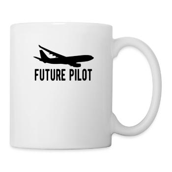 Aviation Airplane Pilot Gift future Pilot - Mug - white - Right