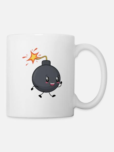 Bombe - Tasse - Weiß