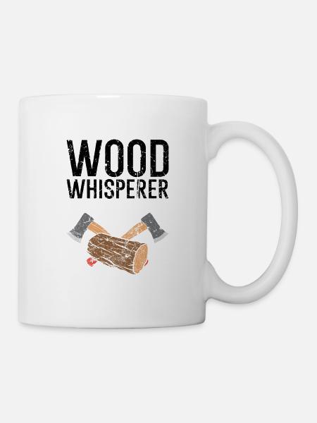 Holzfäller Waldarbeiter Geschenk - Tasse - Weiß