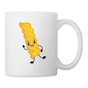 Nudeln Pasta Küche - Tasse - Weiß - Rechts