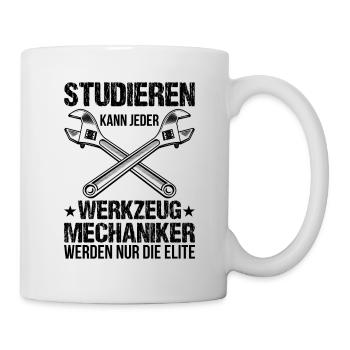 Werkzeugmacher Werkzeugmechaniker Azubi Spruch - Tasse - Weiß - Rechts