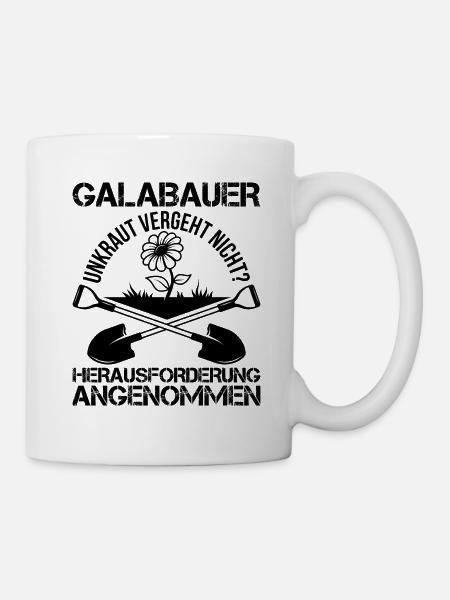 Galabau Galabauer Handwerker - Tasse - Weiß