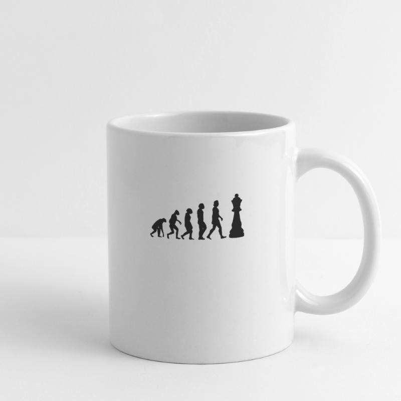 CHESS PLAYER CHESSBOARD Chess Evolution Mug