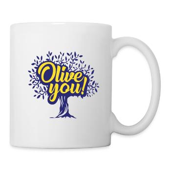 Olives Amour - Mug blanc - blanc - Droite