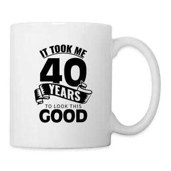 40 ans 40 ans - Mug blanc - blanc - Droite