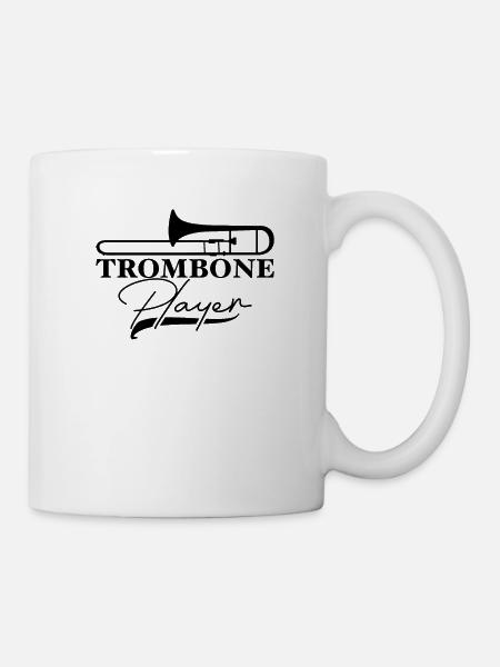 Trombone - Mug blanc - blanc