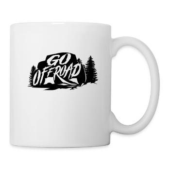 4x4 en plein air - Mug blanc - blanc - Droite