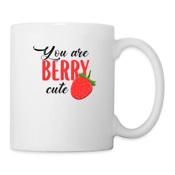 Fraise - Mug blanc - blanc - Droite