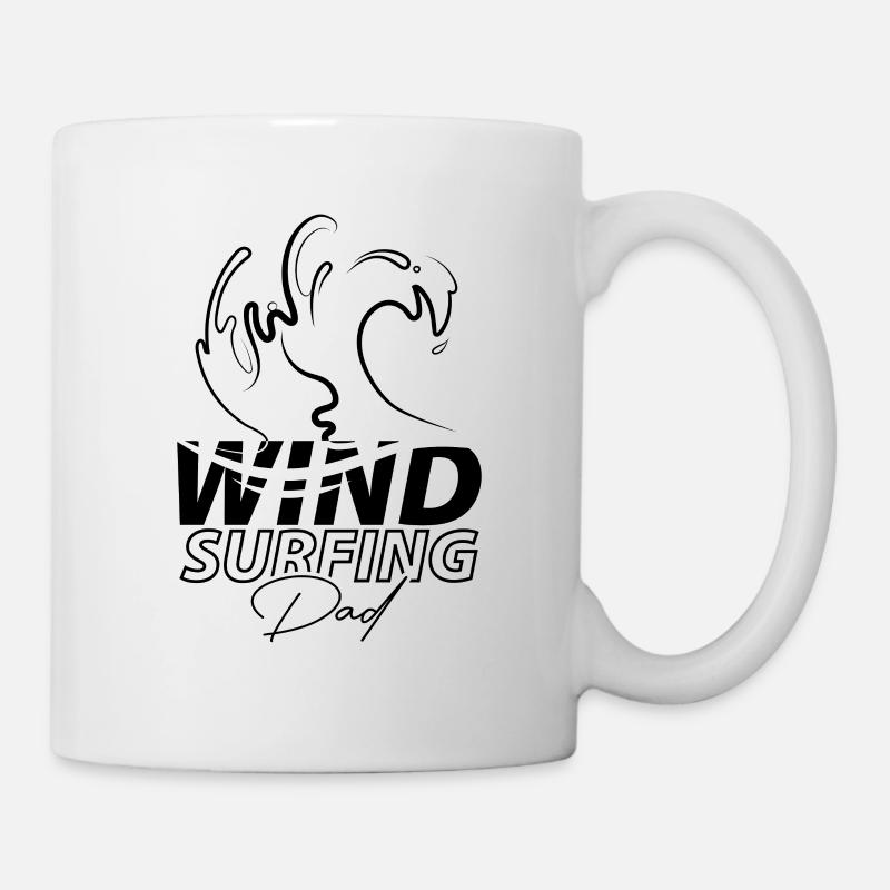 Windsurfer Wind Surfen Surfer Papa - Tasse - Weiß